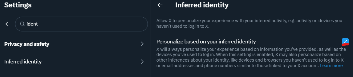 Instruction inferred
identity