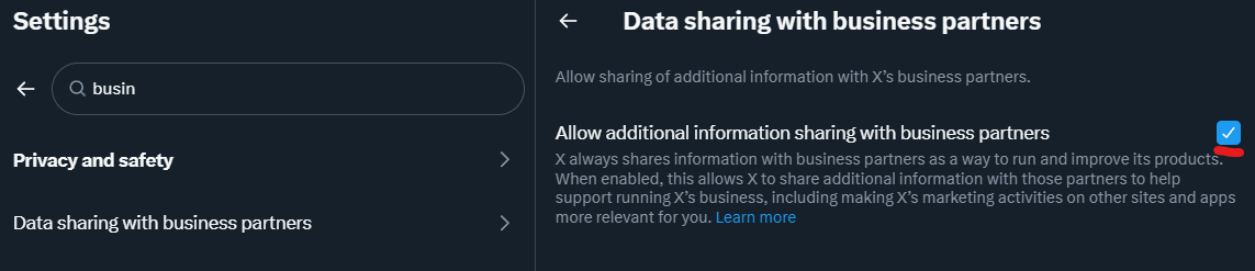 Instruction business
partners