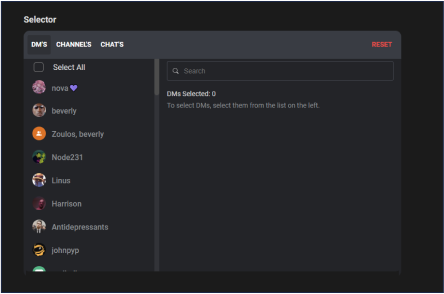Delete Telegram DMs, Channels and Chats