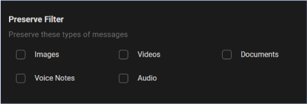 Preserve filter for Telegram messages