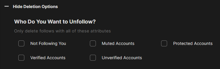 Delete all Twitter Followers