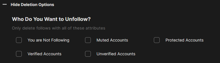 Unfollow Everybody on Twitter